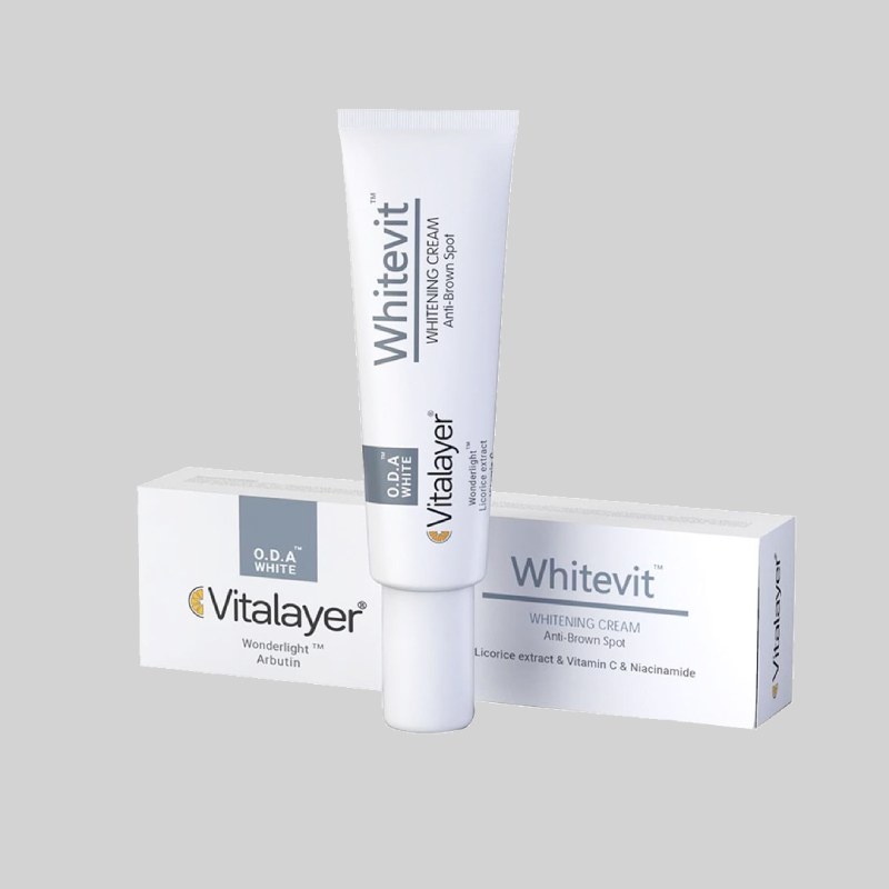 کرم روشن کننده و ضد لک  ویتالیر مدل Whitevit حجم 30 میلی لیتر