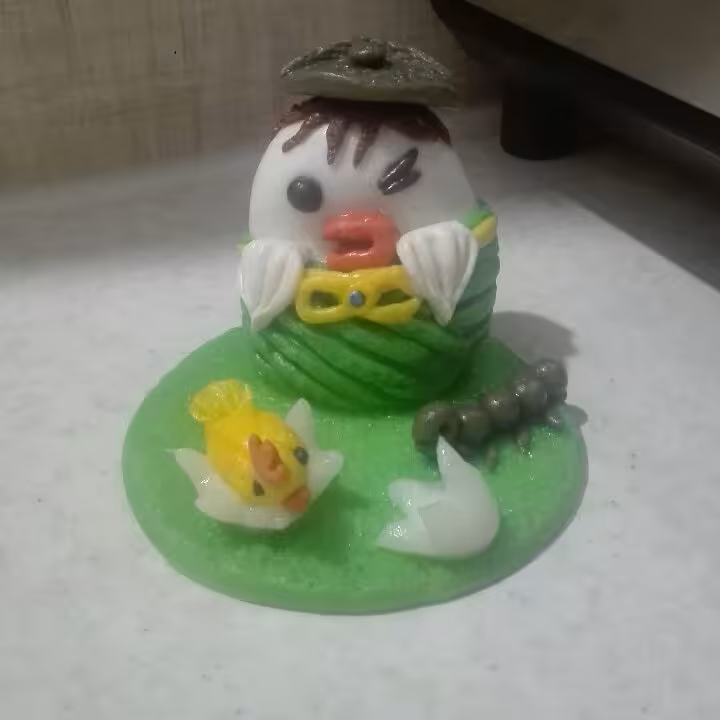 تاپر جوجه از جنس خمیر چینی و بسیار سبک