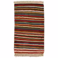  گبه دستباف یک و نیم متری شیراز شرکت سهامی فرش ایران طرح محرمات کد 609657