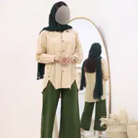 تونیک لیان همراه با ست شال و شلوار 