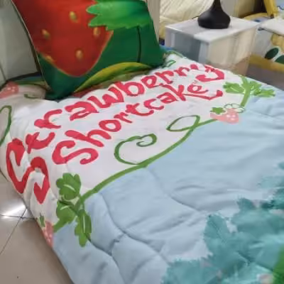 ست روتختی یک نفره طرح توت فرنگی و حیوانات برند ایپک