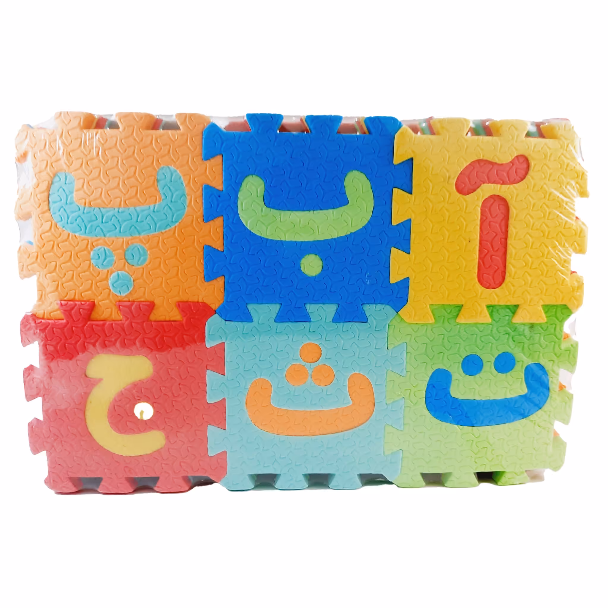 اسباب بازی پازل موزاییکی فومی - حروف و اعداد فارسی - مدل T80138