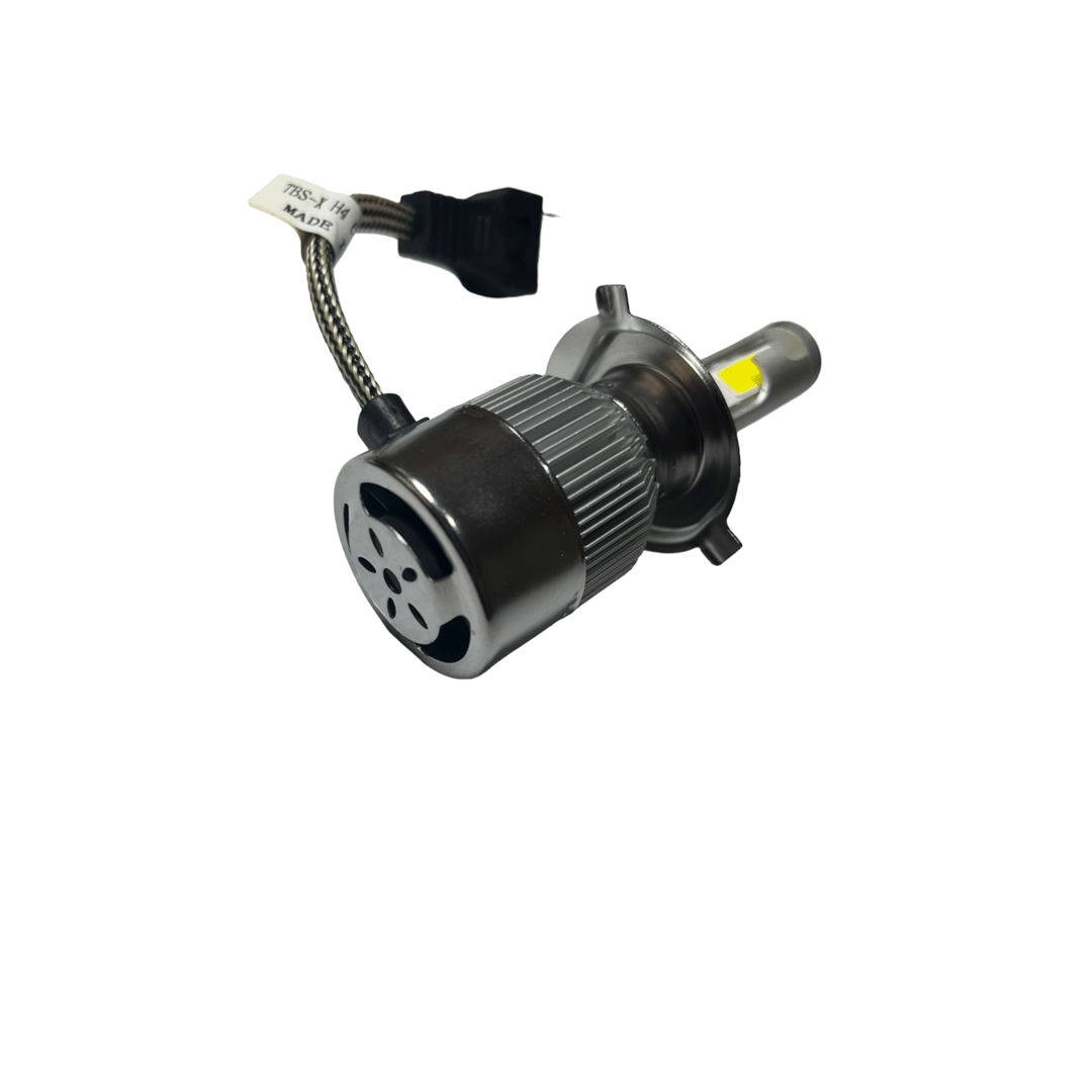 هدلایت لامپ خودرو مدل D9 پایه H4 (سه فیش دو کنتاکت) بسته 2 عددی