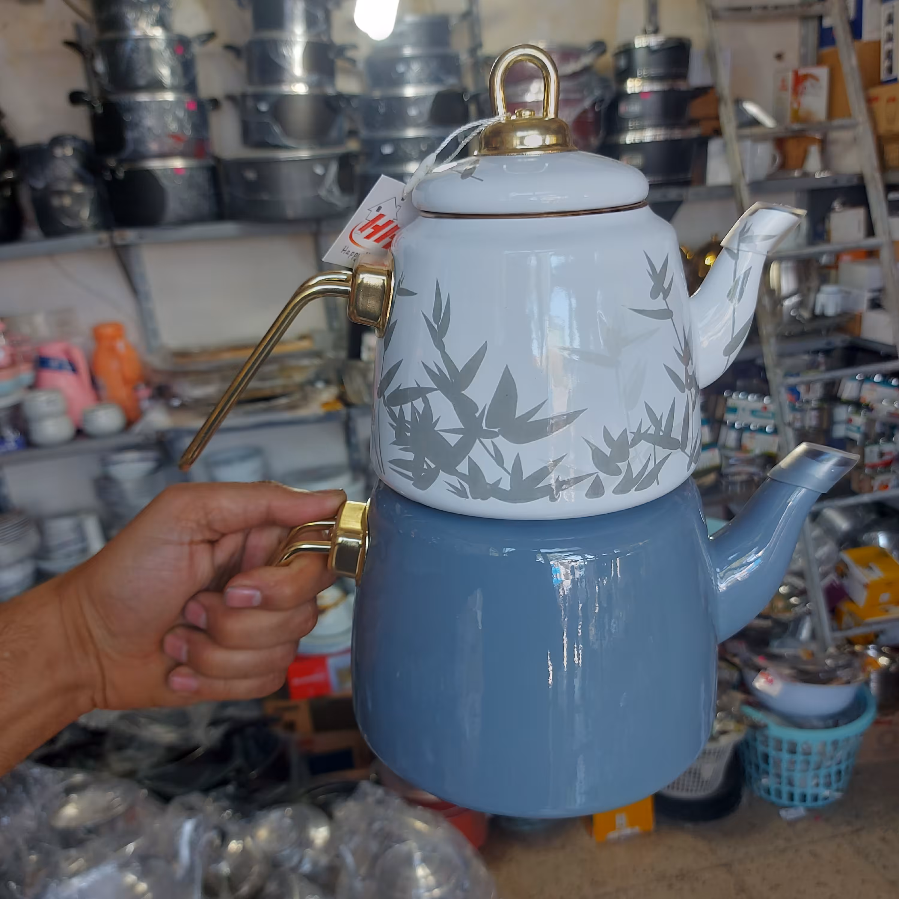 کتری قوری لعابی