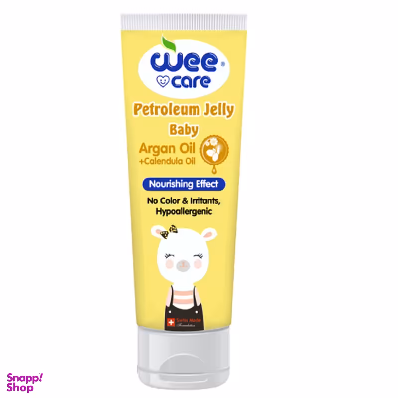 وازلین کودک وی کر مدل روغن آرگان و روغن کالندولا حجم 80 میلی لیتر