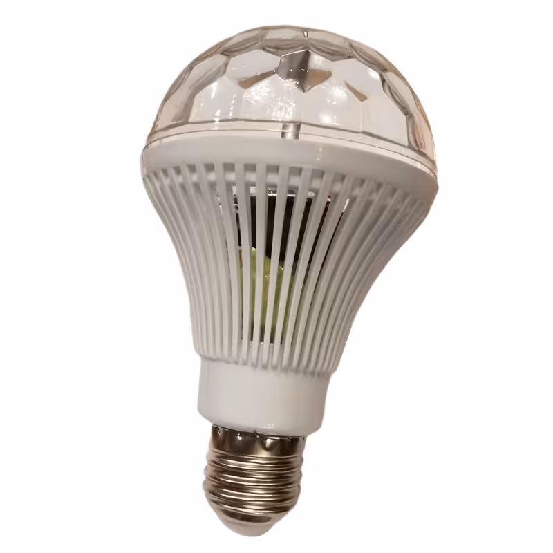 لامپ رقص نور گردان 3 وات RGB 