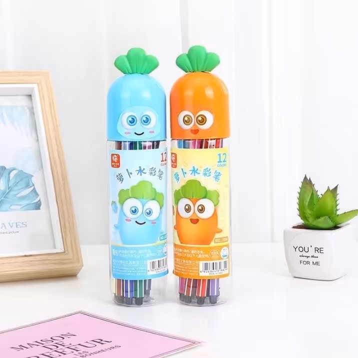 ماژیک رنگ آمیزی 12 رنگ، مدل هویج