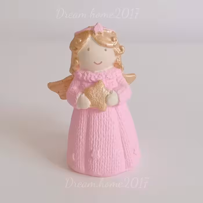 مجسمه فرشته دکور اتاق کودک کادوتولد فرشته طرح انگلیش هوم