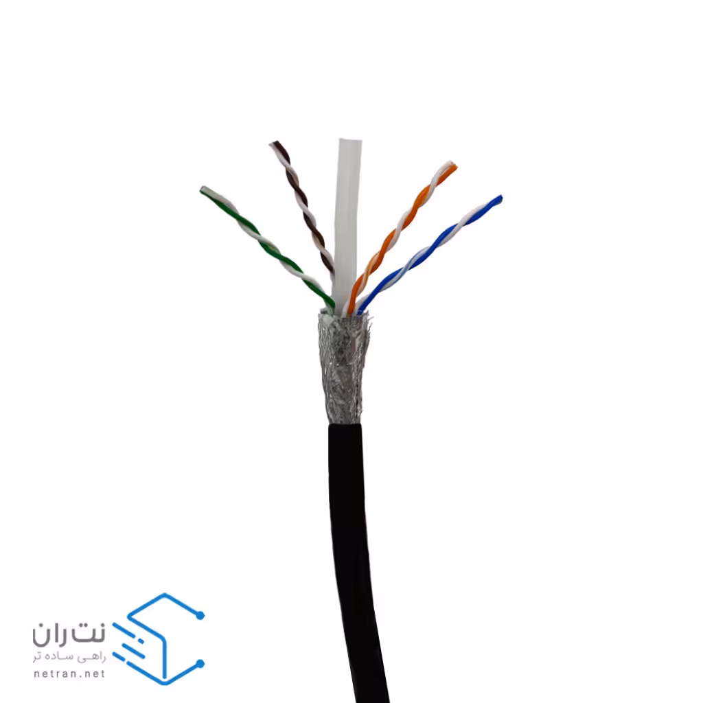 کابل شبکه نگزنس Cat6 SFTP Outdoor تمام مس تست فلوک پرمننت تک روکشه PE  | نت ران