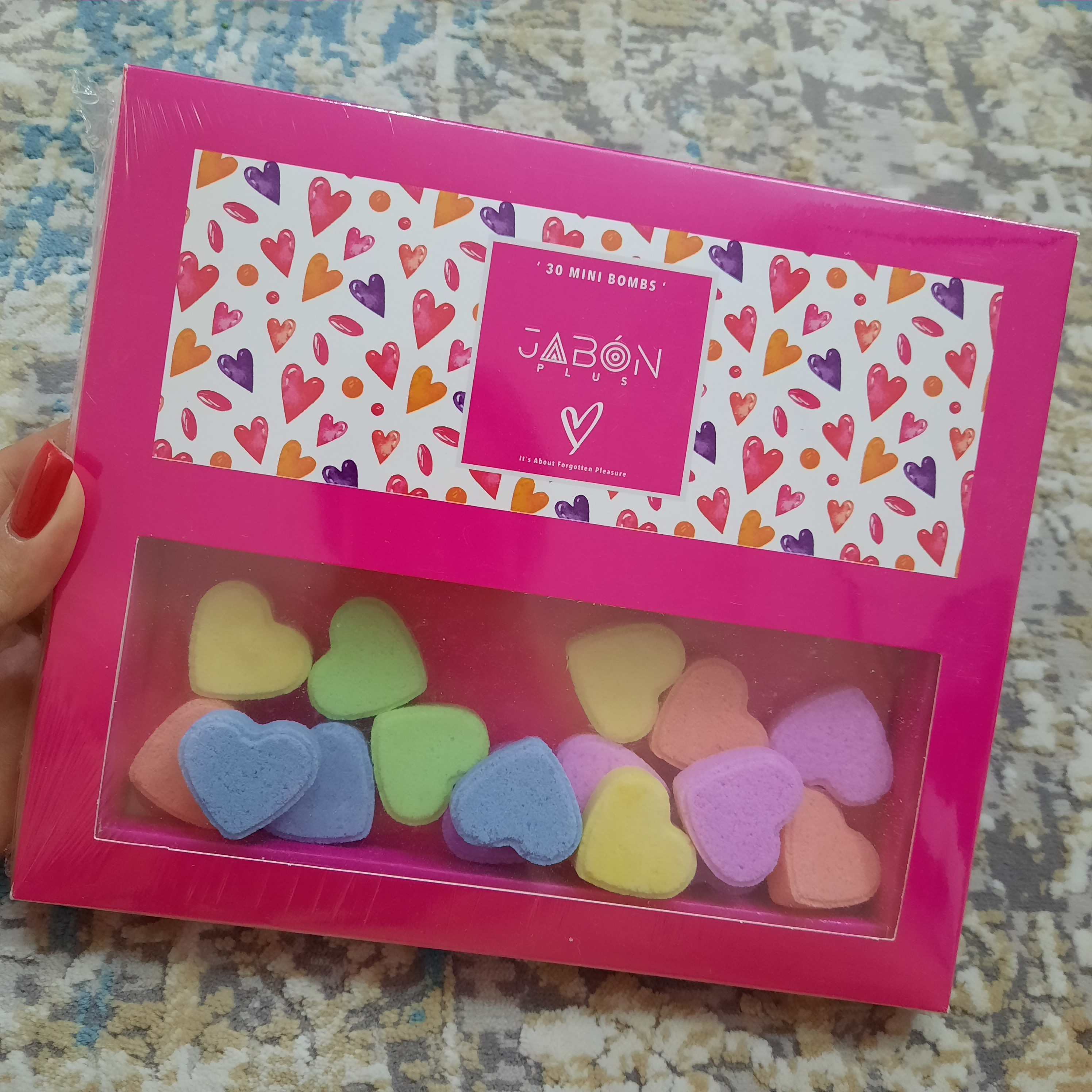 کوکتل مانیکور قلبی ژبن پلاس بسته 30 عددی