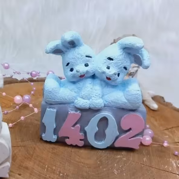 مجسمه یا مولد خرگوش نماد 1402،سنگ مصنوعی