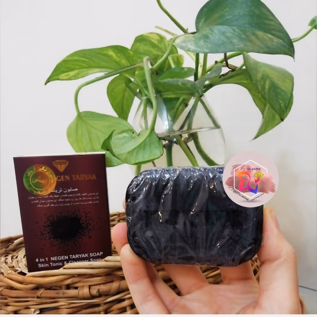 صابون نگین مشکی