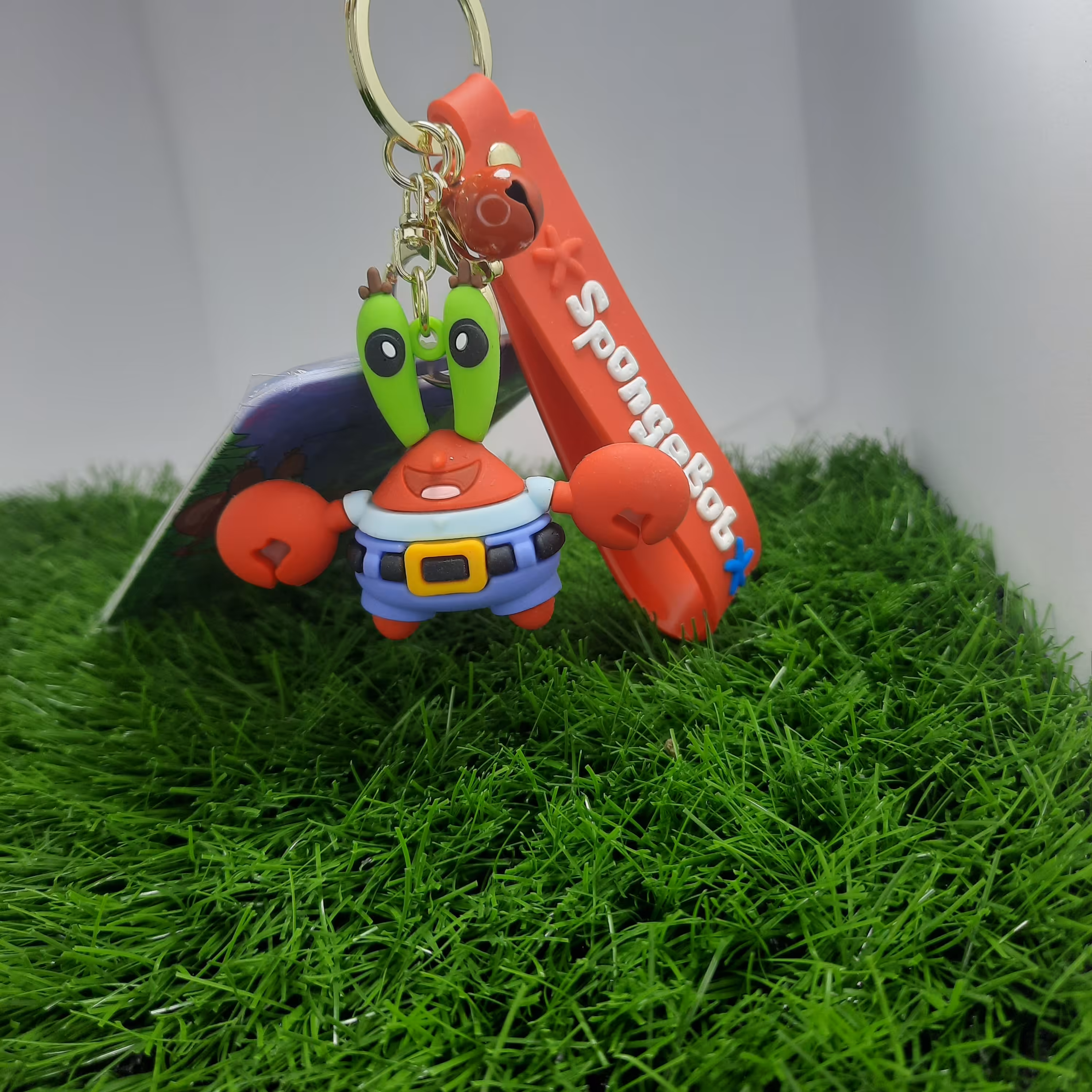 جاکلیدی سیلیکونی اورجینال( پشت کارتی ) طرح آقای خرچنگ