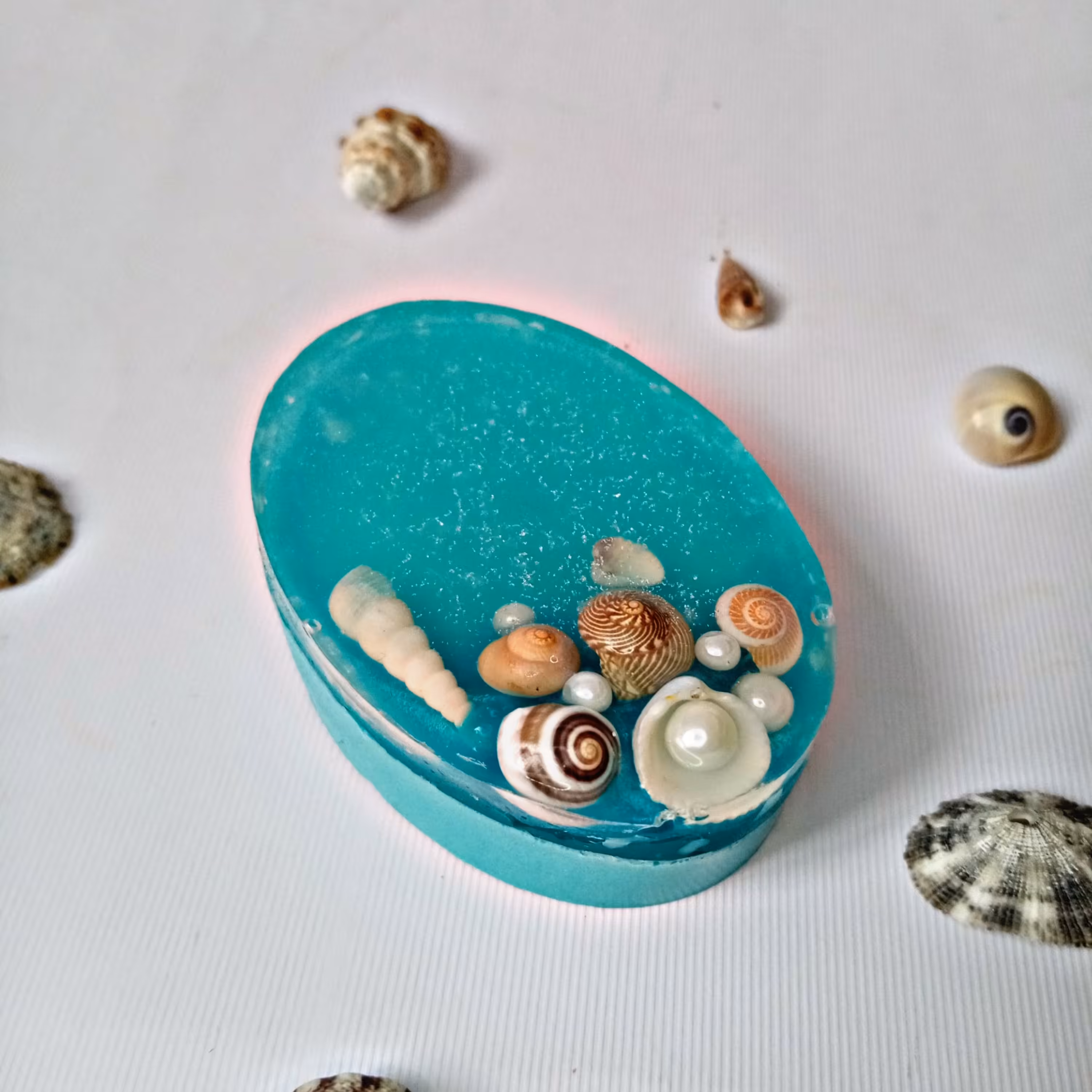 صابون تزئینی دریا بیضی سرینا معطر 