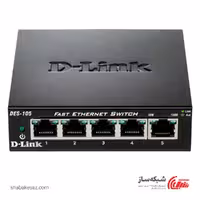 قیمت و خرید سوییچ دی لینک D-Link DES-105 دسکتاپ 5 پورت 10/100Mbps فلزی - شبکه ساز