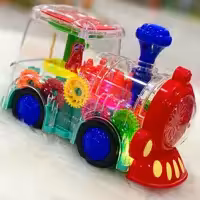 اسباب بازی موزیکال قطار چرخ دنده ای نشکن دوکاره اورجینال پارت نامبر اصلی گارانتی