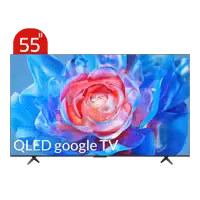تلویزیون تی سی ال مدل C655 سایز 55 اینچ QLED UHD 4K هوشمند google TV