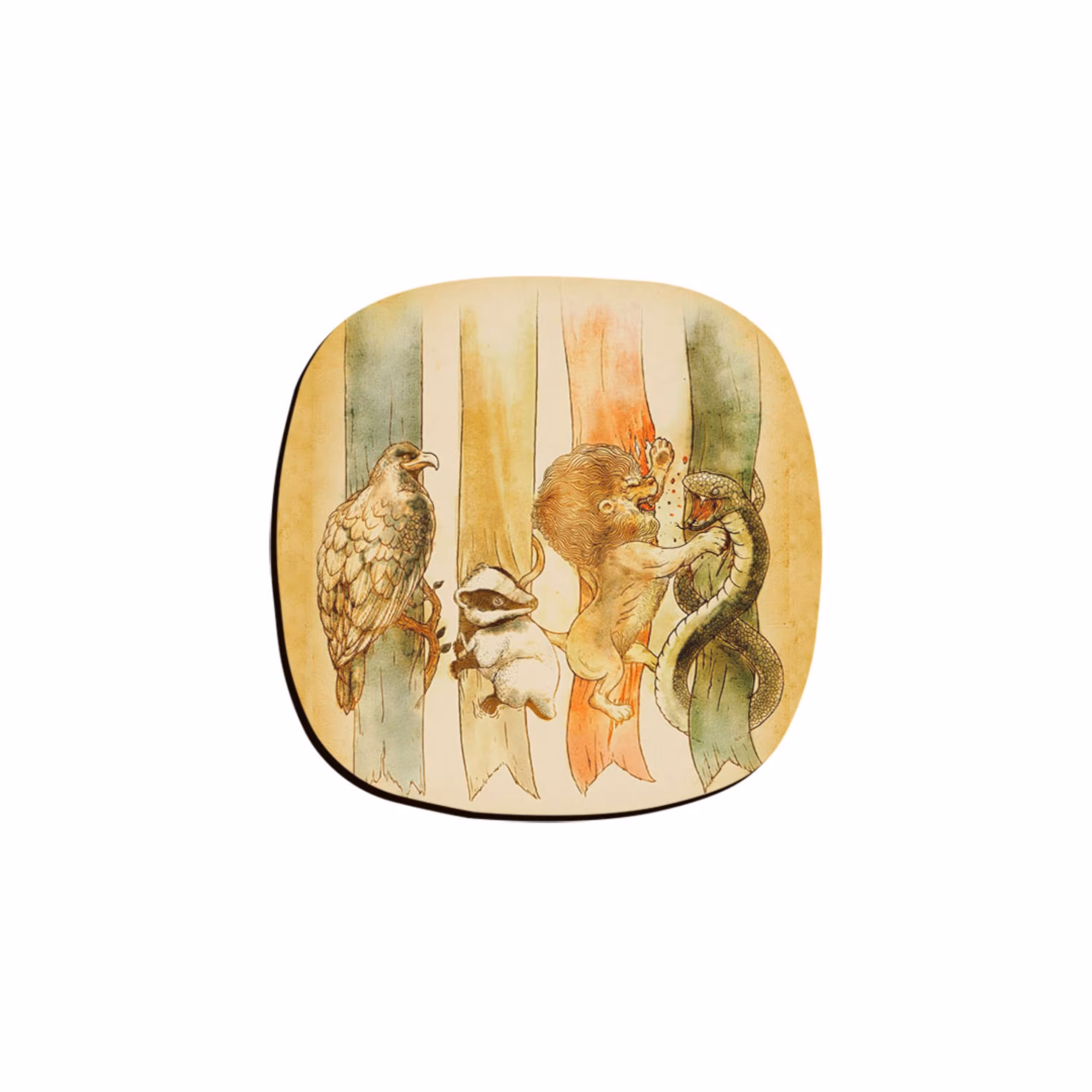 زیرلیوانی ترمه طراحان ایده مدل هاگوارتز کد cfp107