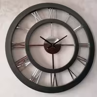 ساعت دیواری چوبی زیبا و جدید از تولیدی و بی  واسطه