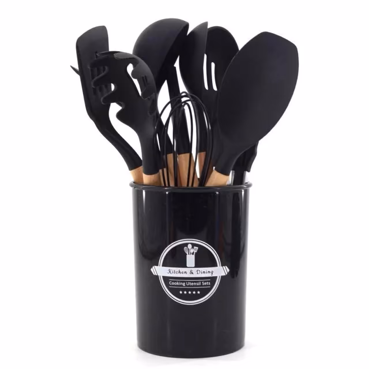 سرویس کفگیر و ملاقه 12 پارچه کیچن اند داینیگ مدل 5 ستاره