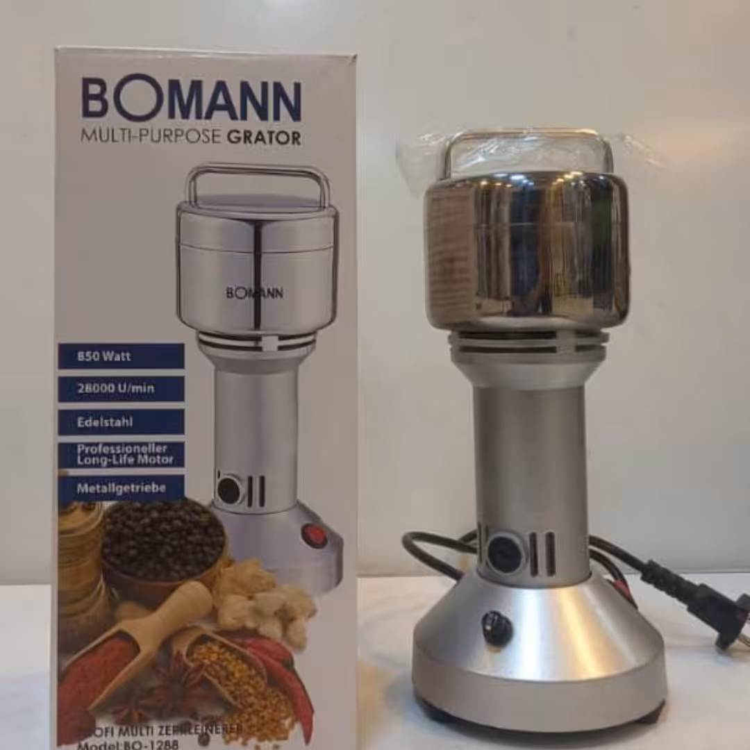 آسیاب فوق حرفه 150گرمی BOMANN توان850وات واقعی 28000دور در دقیقه اصل