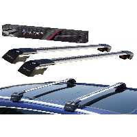جعبه بار سقفی خاکستری حامل KIA SEDONA سازگار با قفل SEARFALL BAR CARRIER سقف Thunder