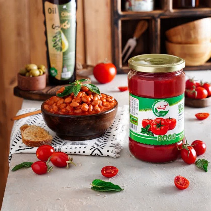 رب گوجه فرنگی ارگانیک آیسان