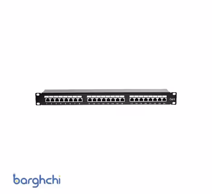 پچ پنل 24 پورت Loaded متا CAT6 UTP
