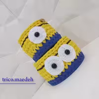 ست باکس دو تکه نظم دهنده اتاق کودک و سیسمونی تریکو مدل مینیون ها