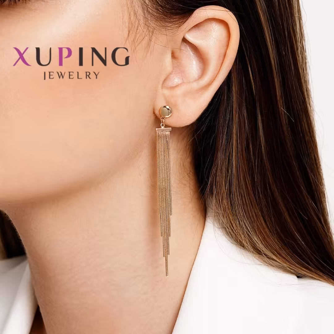 گوشواره آویز طرح ایتالیایی مارک ژوپینگ