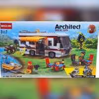 لگو اتوبوس کمپ تفریحی برند brick 3117