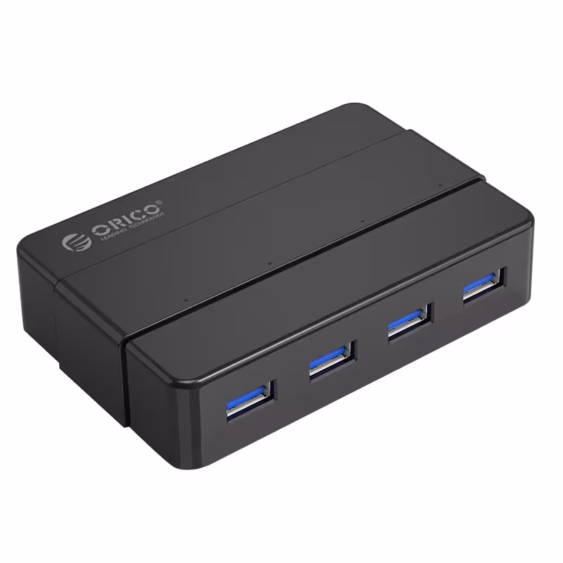 هاب USB 3.0 چهار پورت ORICO-H4928-U3-V1-EU-BK-BP