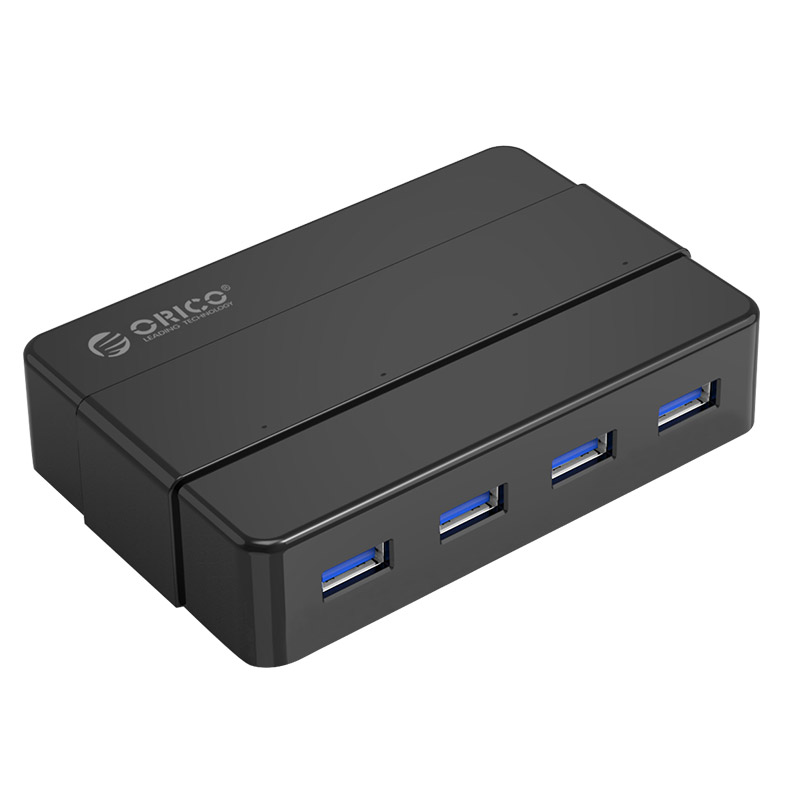 هاب USB 3.0 چهار پورت ORICO-H4928-U3-V1-EU-BK-BP