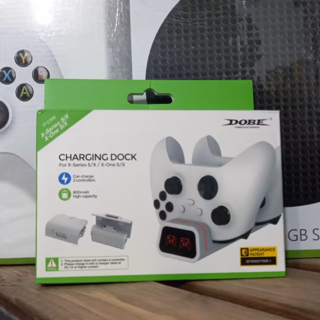 پک شارژر xbox مدل Dobe چراغ دار 