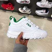 کتانی رانینگ فیلا       Fila Disruptor 2 White Green