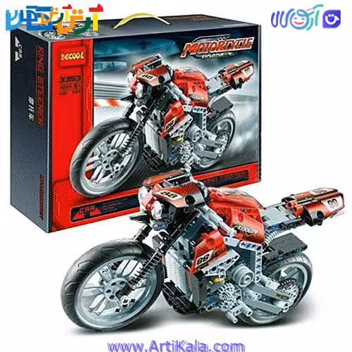 لگو موتور حرفه ای 431 قطعه برند Decool