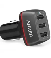 شاژر فندکی سه پورت انکر مدل Anker PowerDrive  3 Port Car Charger