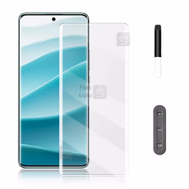 خرید گلس یو وی شیائومی نوت 14 پرو پلاس مدل شفاف از فارس کالا