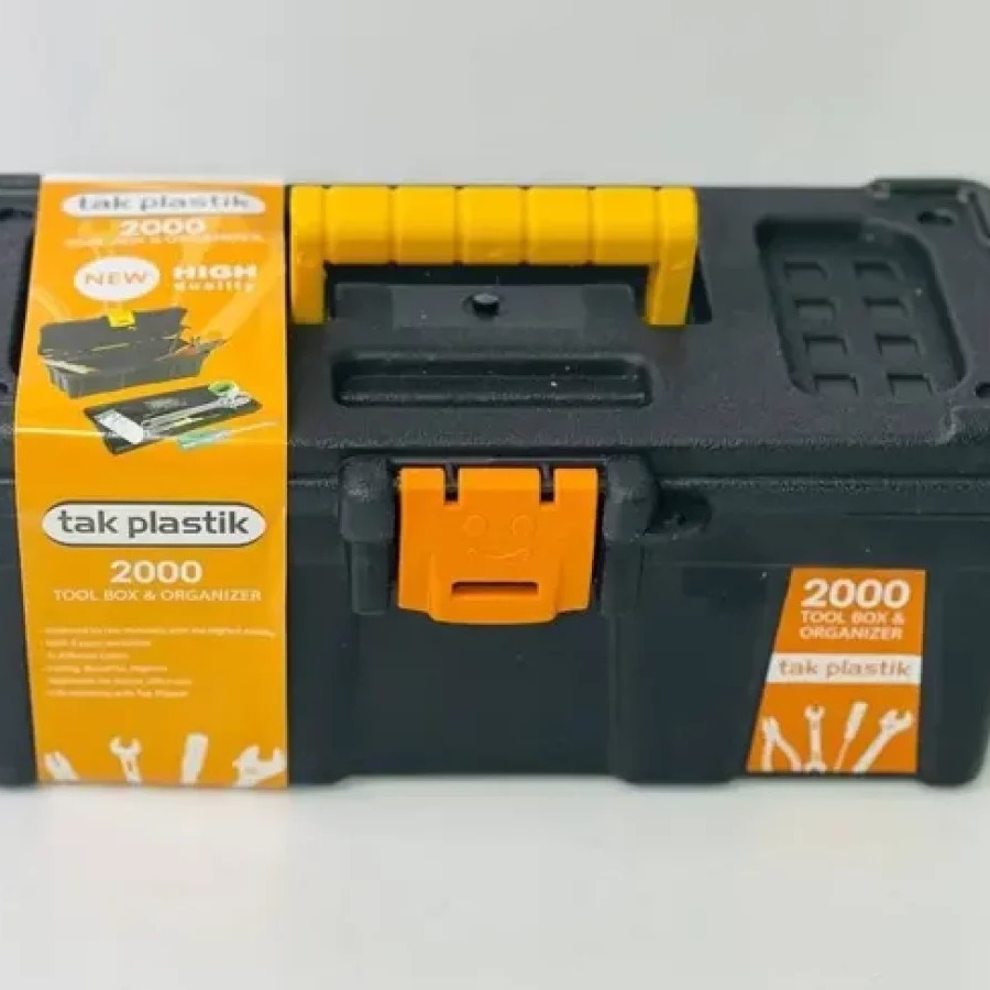 پک 50 تایی فروش عمده جعبه ابزار تک پلاستیک،جعبه ابزار دو طبقه tak plastik در  پک 50 تایی