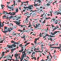 ترافل رشته ای صورتی مشکی 100 گرمی