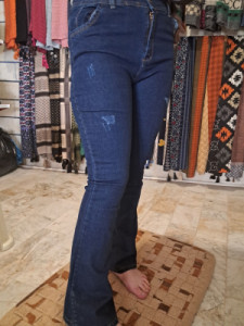شلوار لی دمپا زنانه