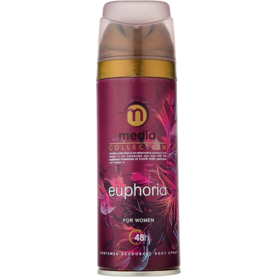 اسپری بدن زنانه مدیا مدل ایفوریا حجم 200 میلی لیتر