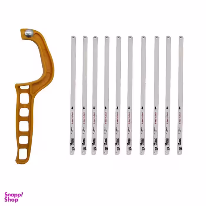 تیغه اره مدل مورس بسته 10 عددی به همراه یک عدد کمان اره