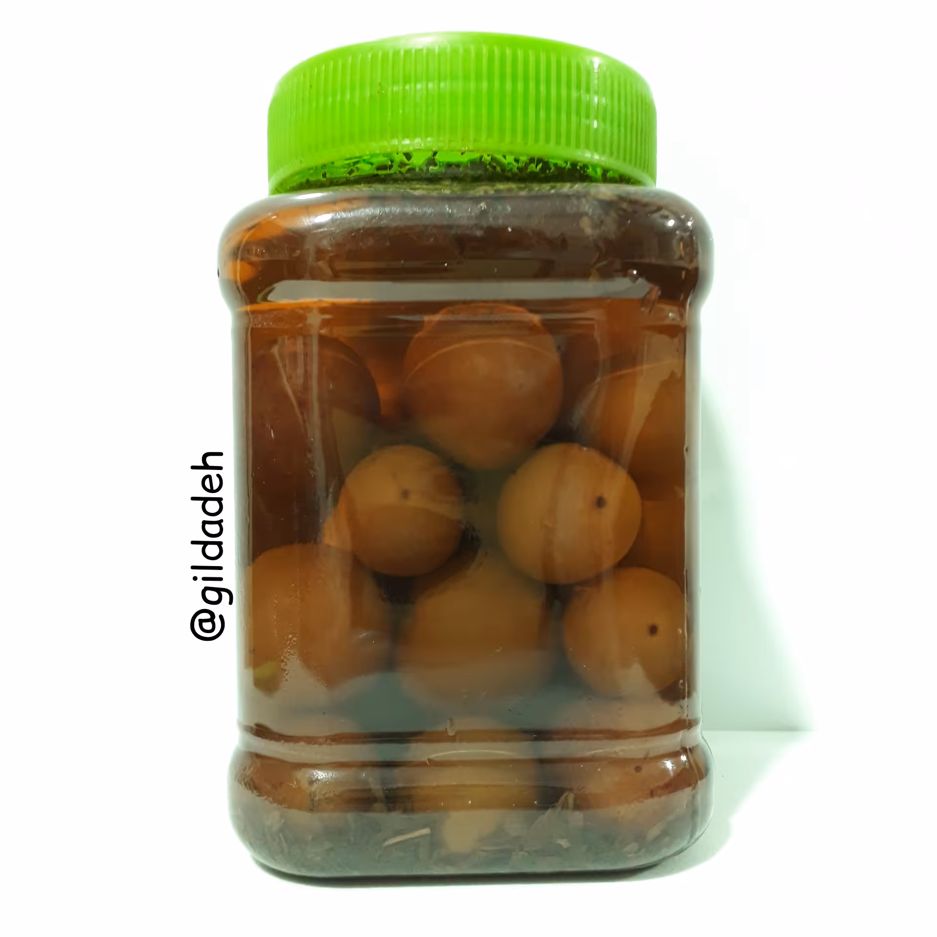 ترشی گوجه سبز خانگی