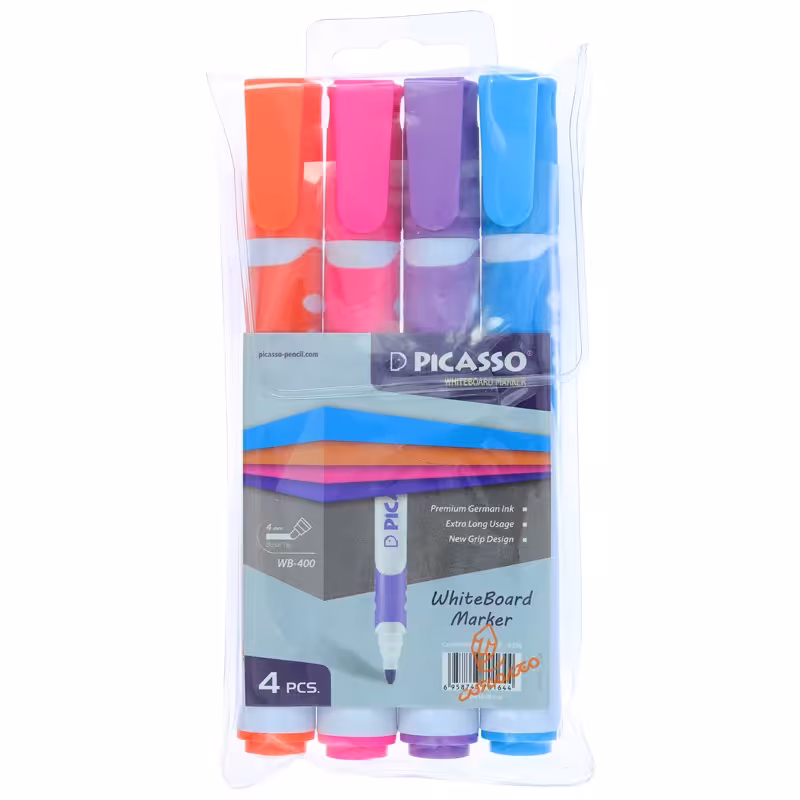 قیمت و خرید ماژیک وایت برد پیکاسو بسته 4 عددی