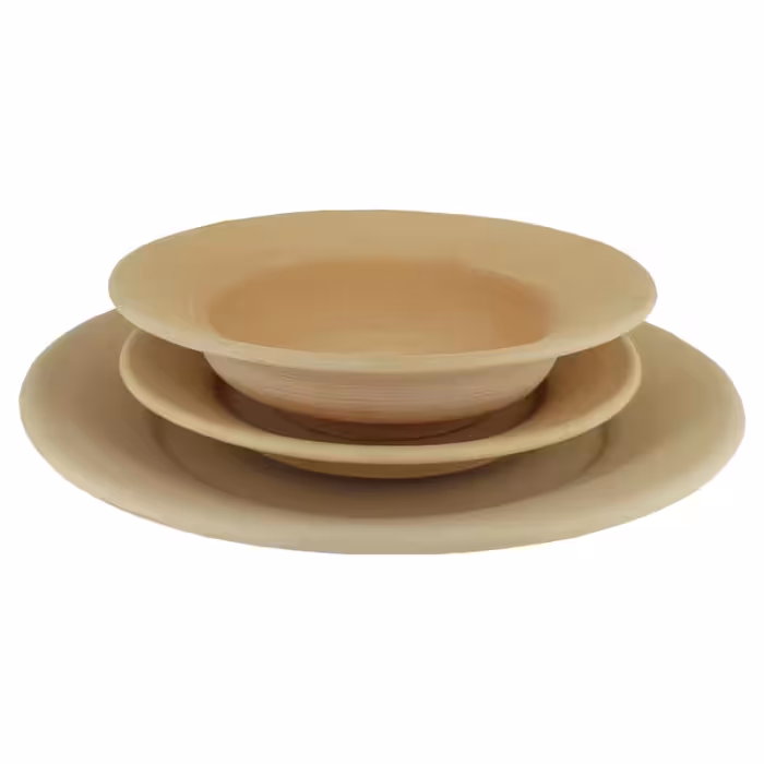 ست 3 تکه ظرف سفالی خام کد 20 ( پس کرایه )