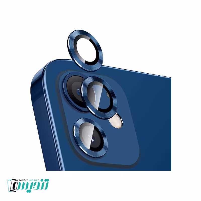 محافظ لنز دوربین مدل رینگی مناسب برای گوشی موبایل اپل iPhone 12/Mini - زنگوله