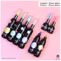 ست 6 رنگ ماژیک هایلایتر بطری کهکشانی