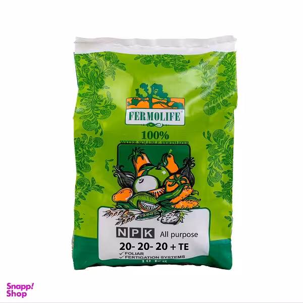 کود کامل متوازن فرمولایف مدل 20-20-20 وزن 10 کیلوگرم