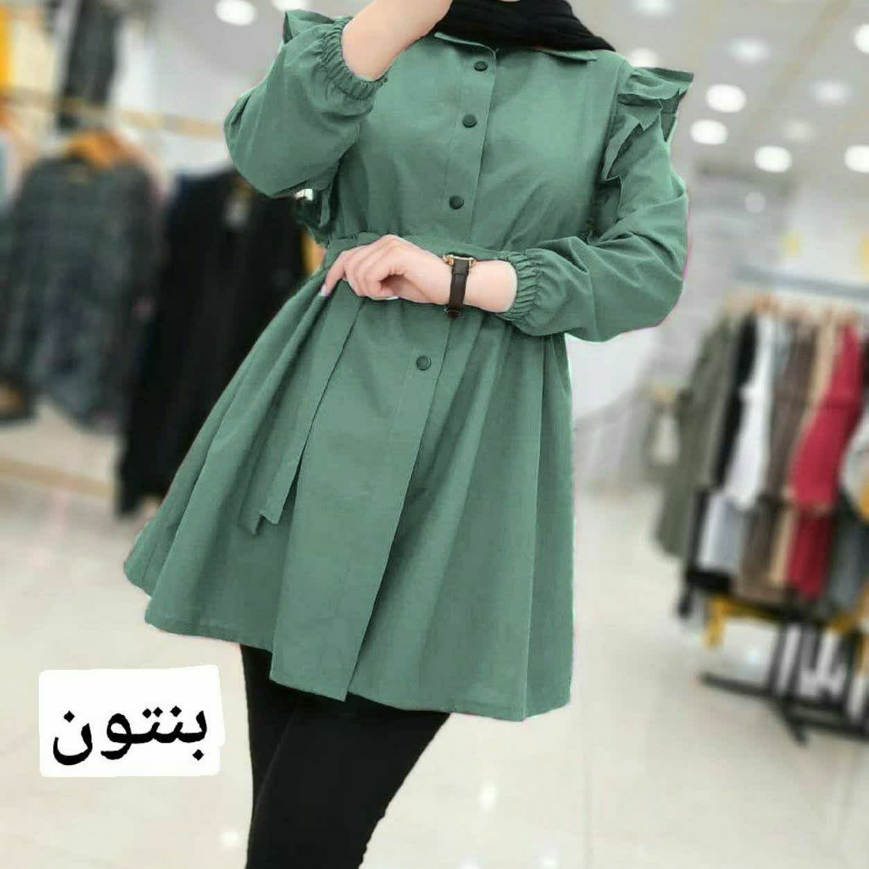 مانتو عروسکی میکرو درجه یک شیک بهاری تابستانه پاییزه ارسال رایگان لیلی شاپ